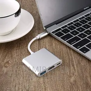 USB 3.1 Type-C to USB 3.0 + HDMI + Type-C Adapter