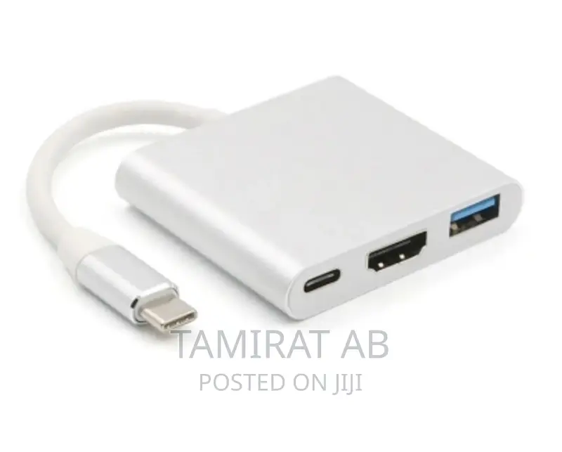 USB 3.1 Type-C to USB 3.0 + HDMI + Type-C Adapter