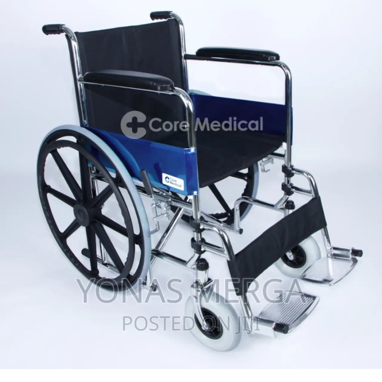 Wheelchair Thickened Old Man Wheelchair Folding Portable