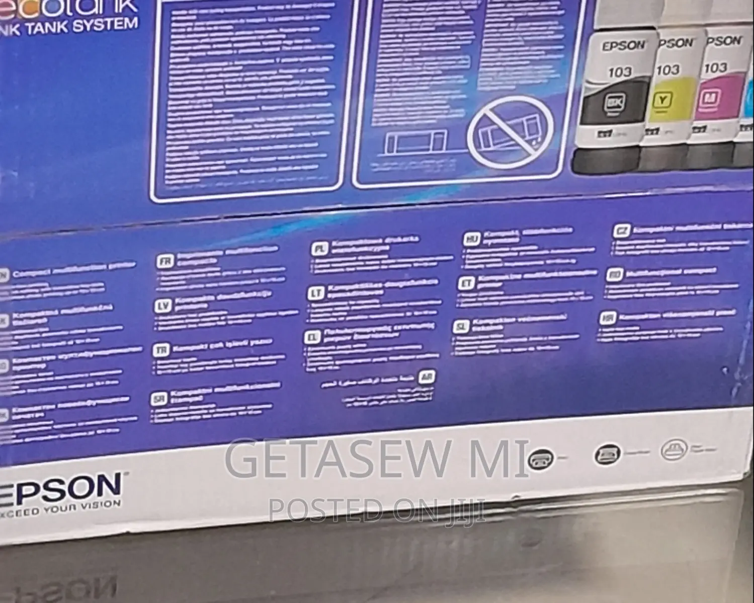 10ps Available All In One Printers Epson L3210