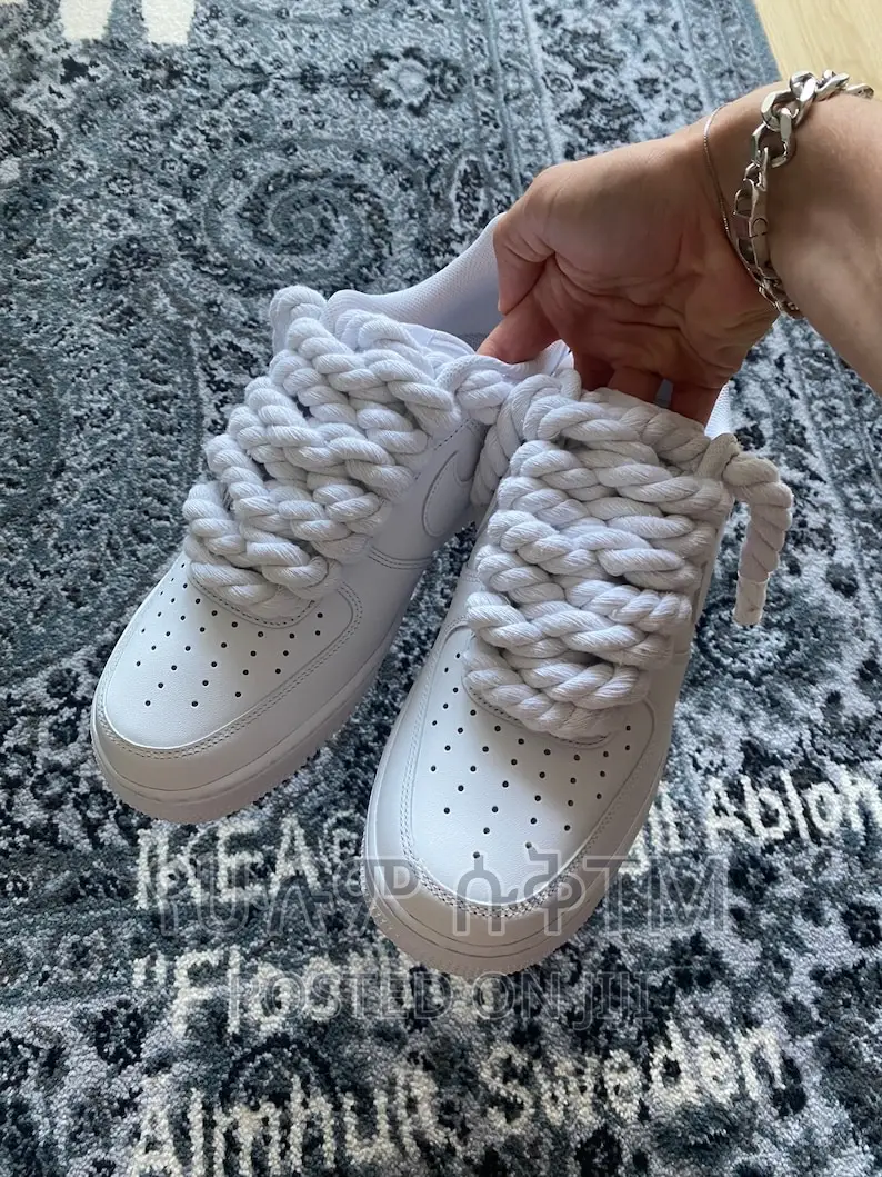 Original Nike Air Force 1 Low 07 Chunky Lace Shoes