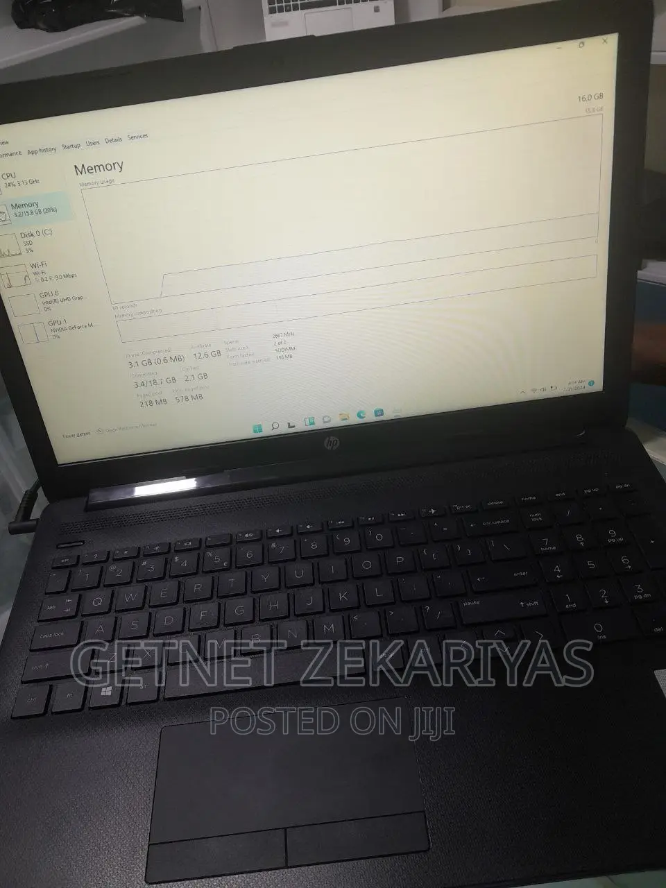 New Laptop HP Stream Notebook 16GB Intel Core I7 SSD 512GB