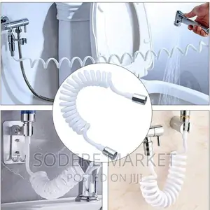 Flexible Spring Toilet and Shower Spray Gun