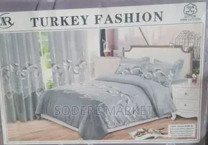 8 PCS Duvet Cover Set( የ ኮምፈርት ኪስ፣አንሶላ፣የትራስ ልብስ እና መጋረጃ የያዘ)
