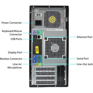 Desktop Computer Dell OptiPlex 790 4GB Intel Core I3 HDD 500GB