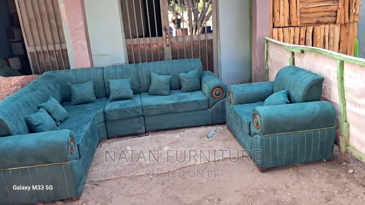 Corner L-Shape Sofa Made of Wooden Material Withe High Qty.