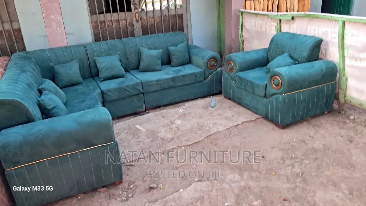 Corner L-Shape Sofa Made of Wooden Material Withe High Qty.