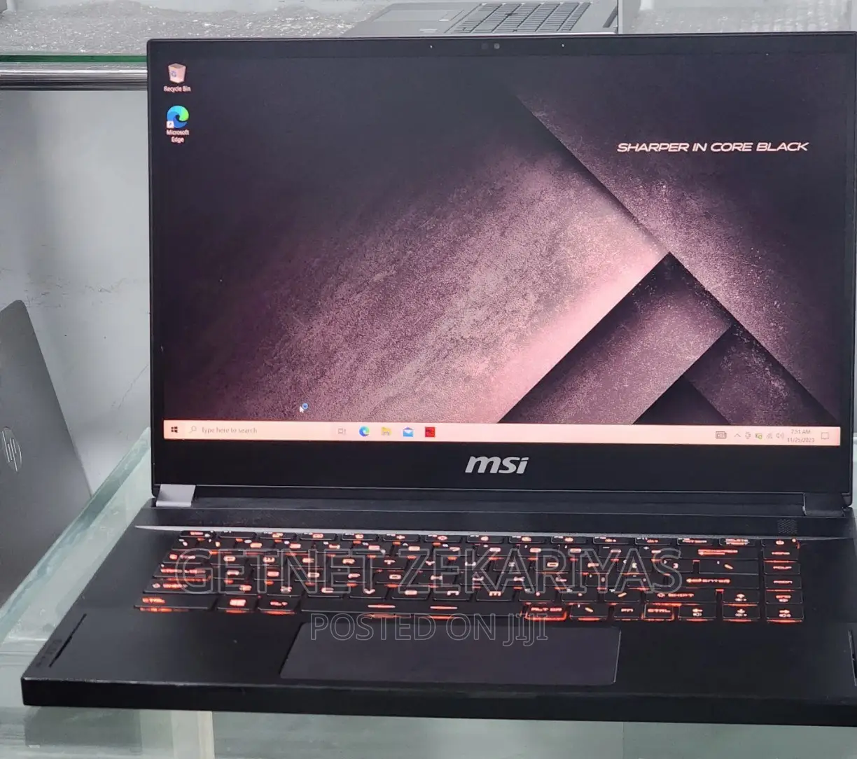 New Laptop MSI Stealth GS77 16GB Intel Core I7 SSD 1T