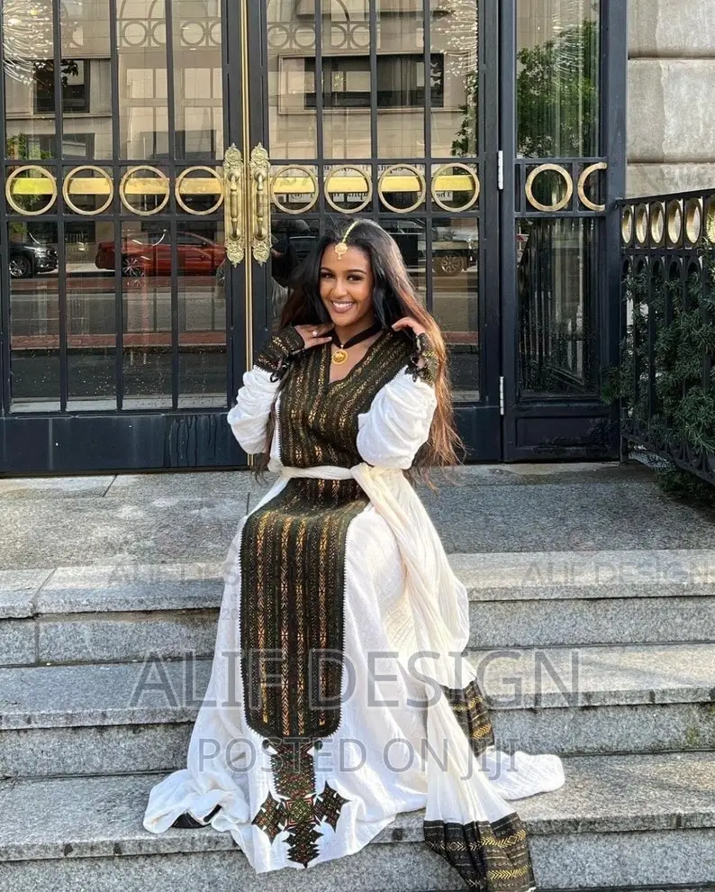 Traditional Clothes የባህል ልብስ Habesha Kemis ሀበሻ ቀሚስ
