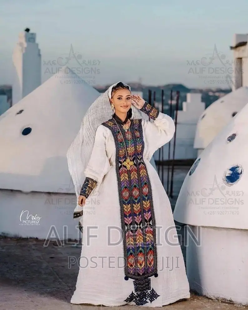 Traditional Clothes የባህል ልብስ Habesha Kemis ሀበሻ ቀሚስ