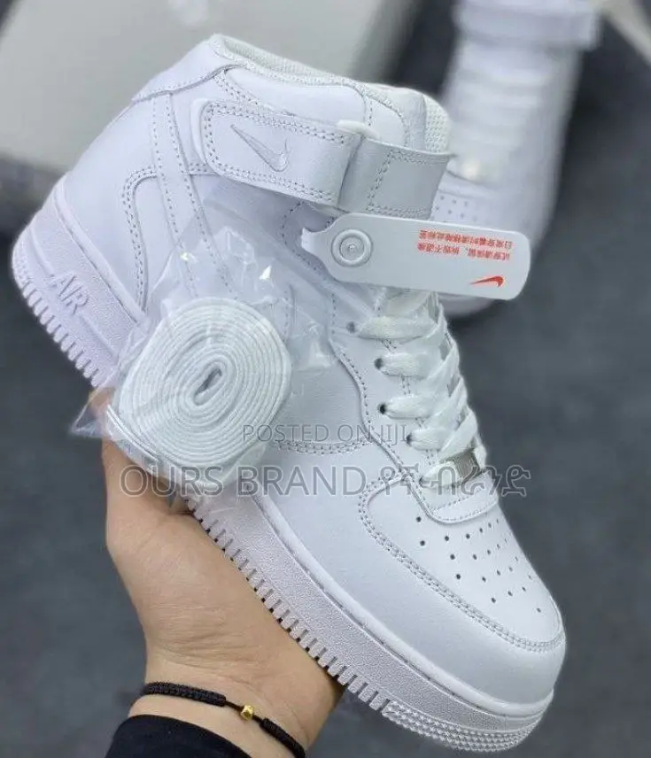 Premium Master Quality Nike Air Force High Triple White
