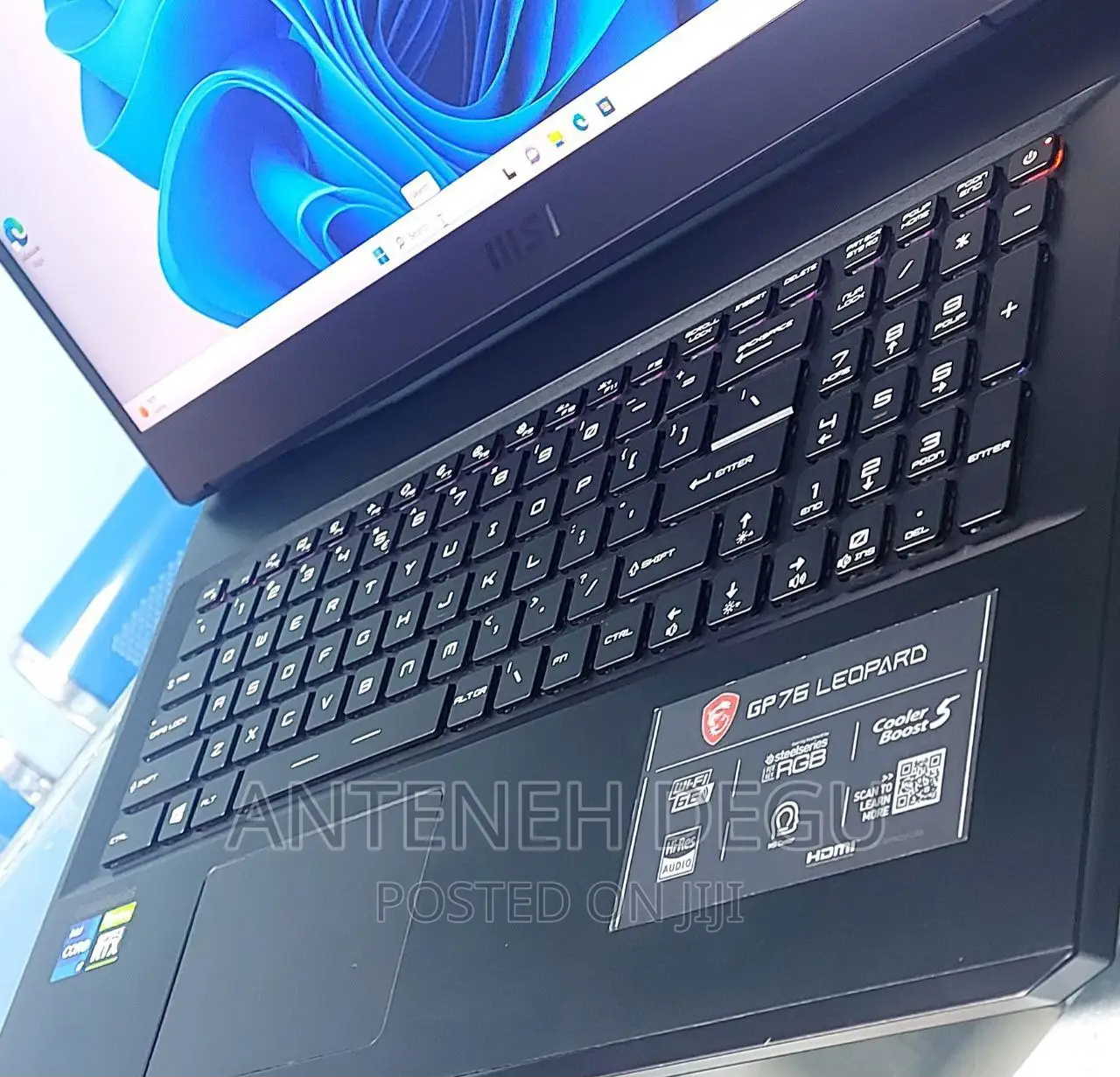 New Laptop MSI GP75 Leopard 16GB Intel Core I7 SSD 1T