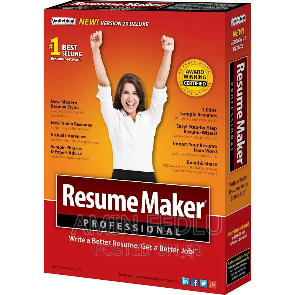 Resume Maker Professional Deluxe Pre-Activated