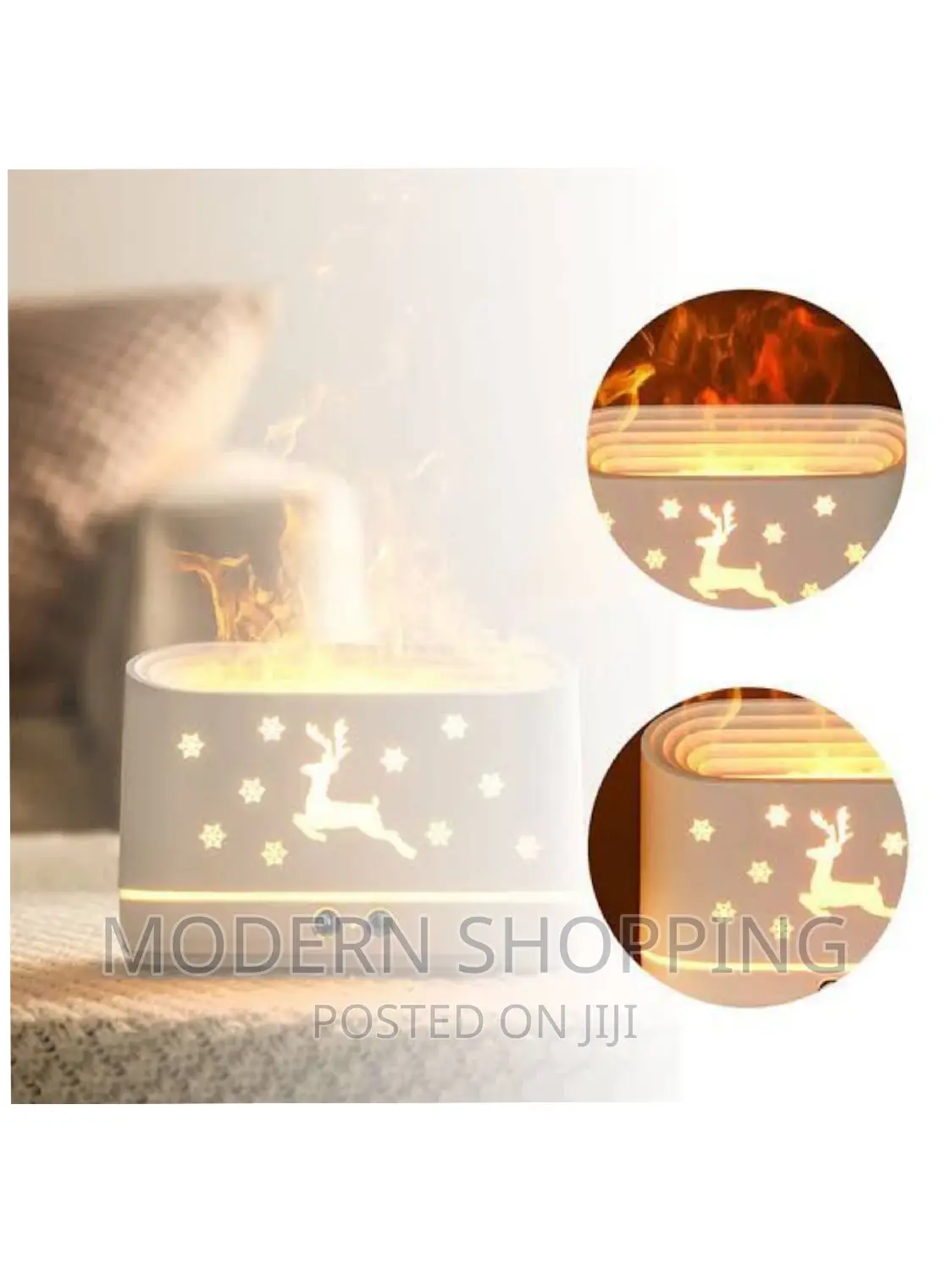 Elk Simulated Aromatherapy Flame Diffuser Humidifier