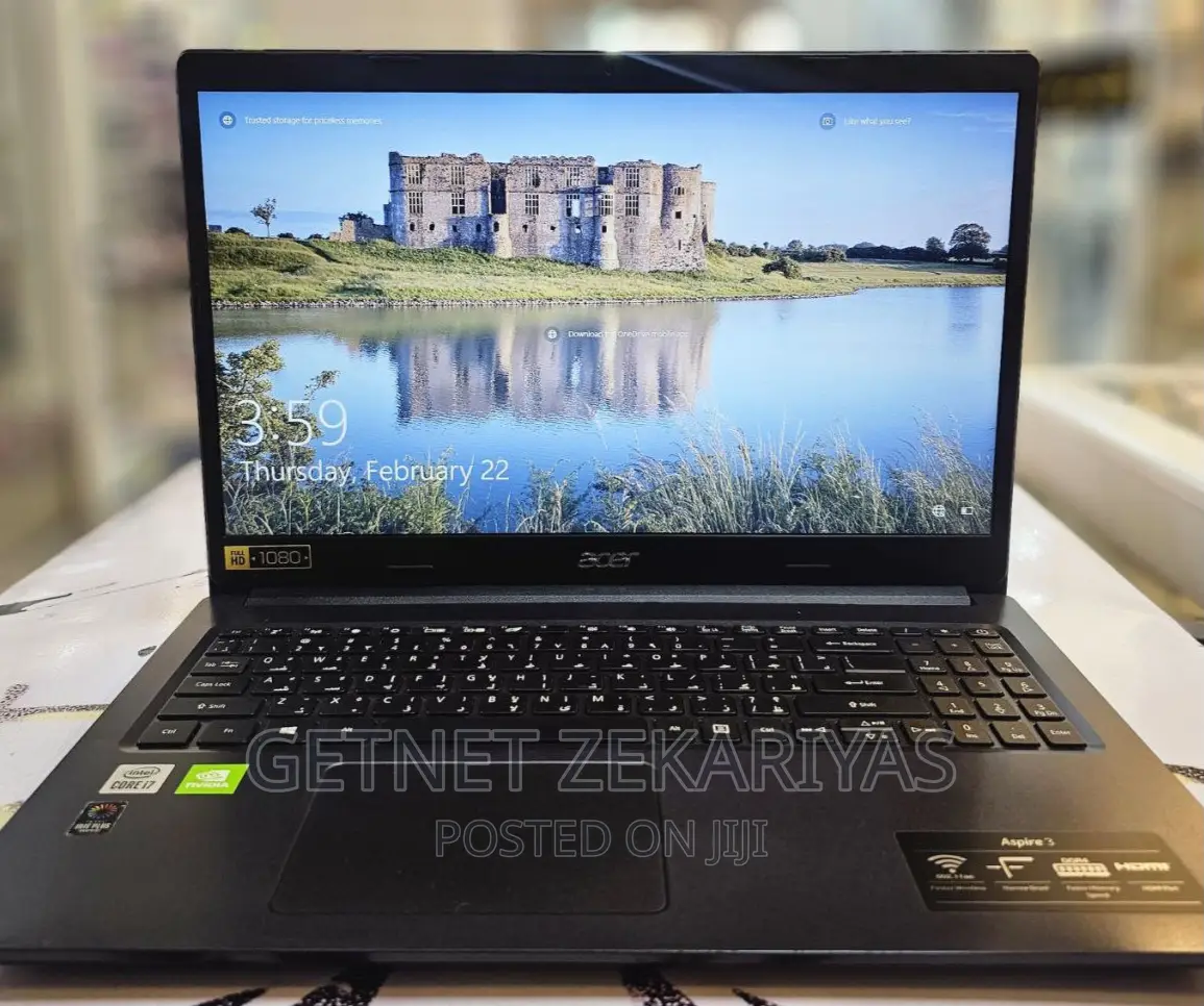 New Laptop Acer Aspire 5 8GB Intel Core I7 HDD+SSD 256GB