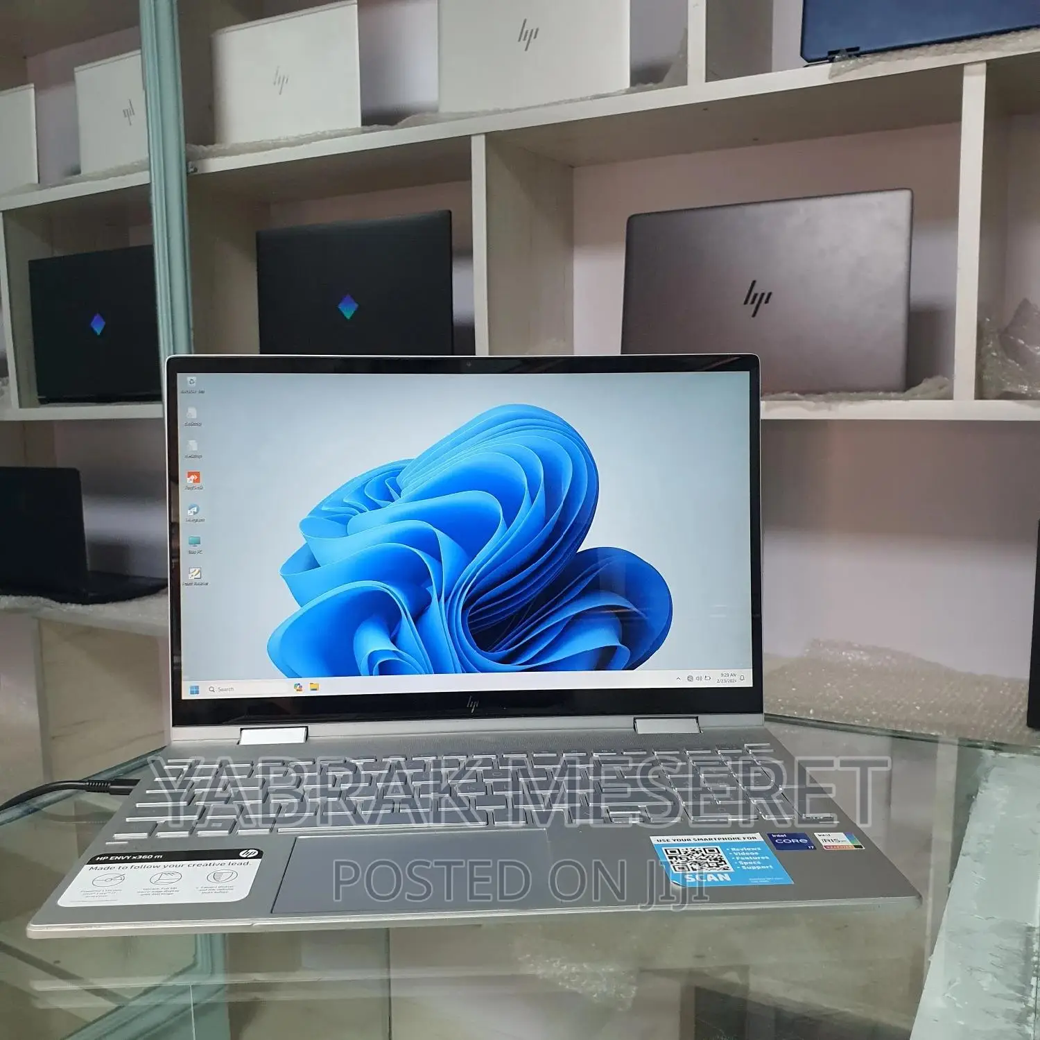 New Laptop HP Envy X360 16GB Intel Core i7 SSD 512GB