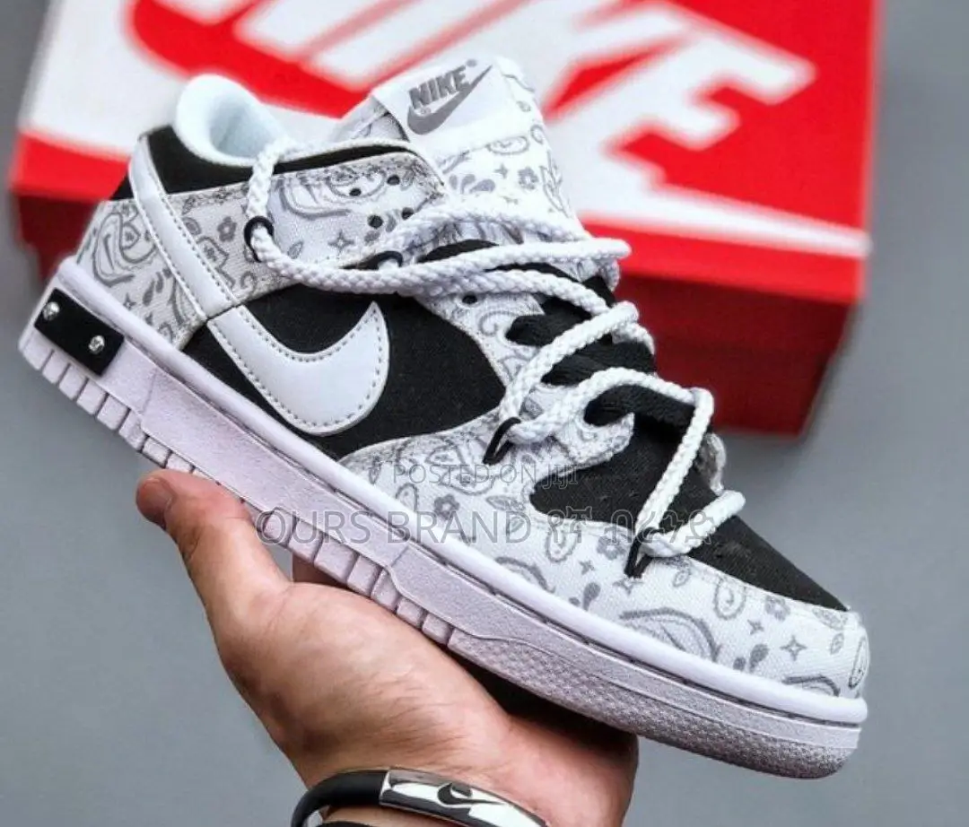 Premium Master Quality Nike Dunk Low Retro White Paisley