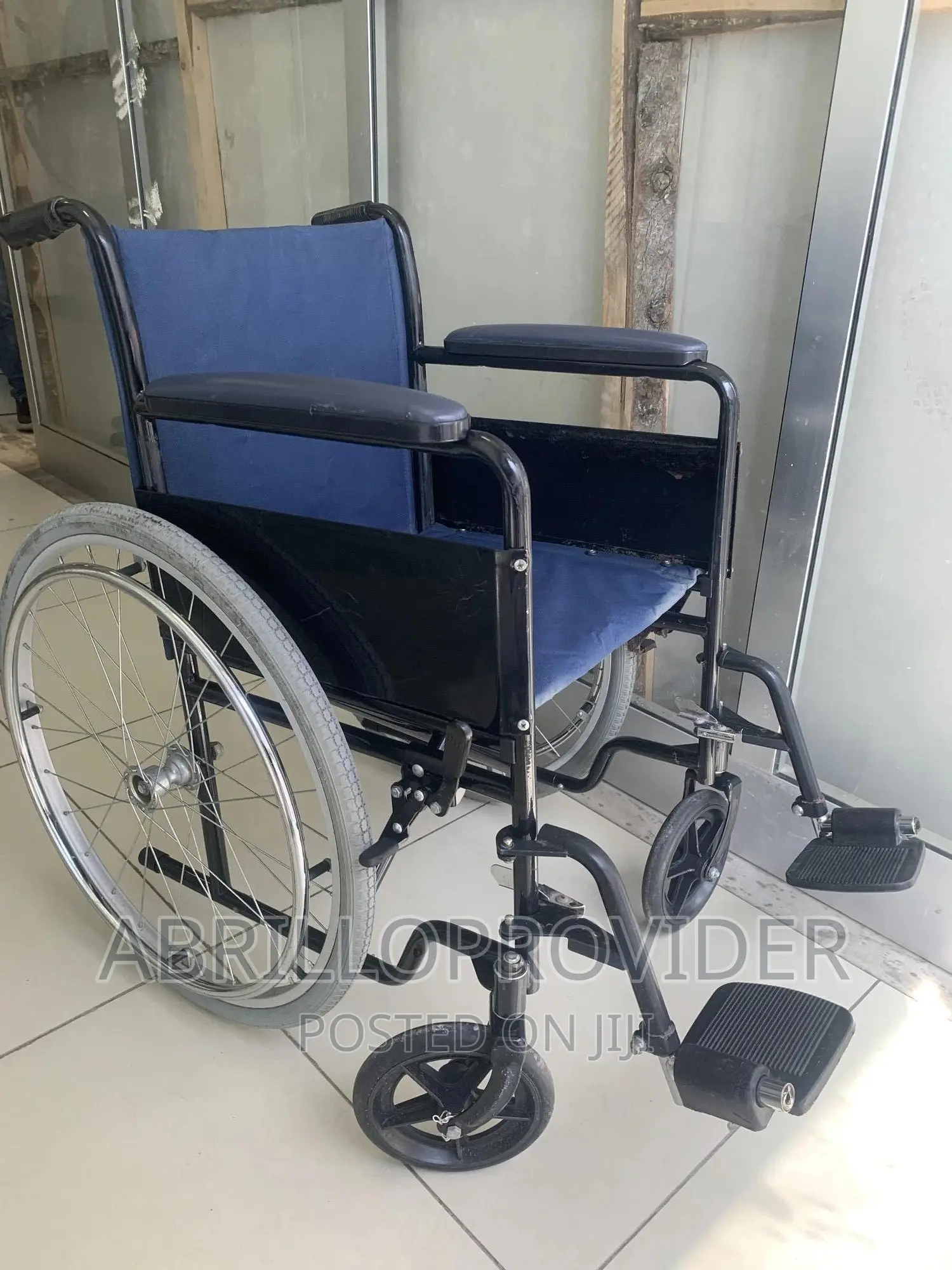 X Blue Used Wheelchair|Wheelchair|Wheelchair|Wheelchair|Fold