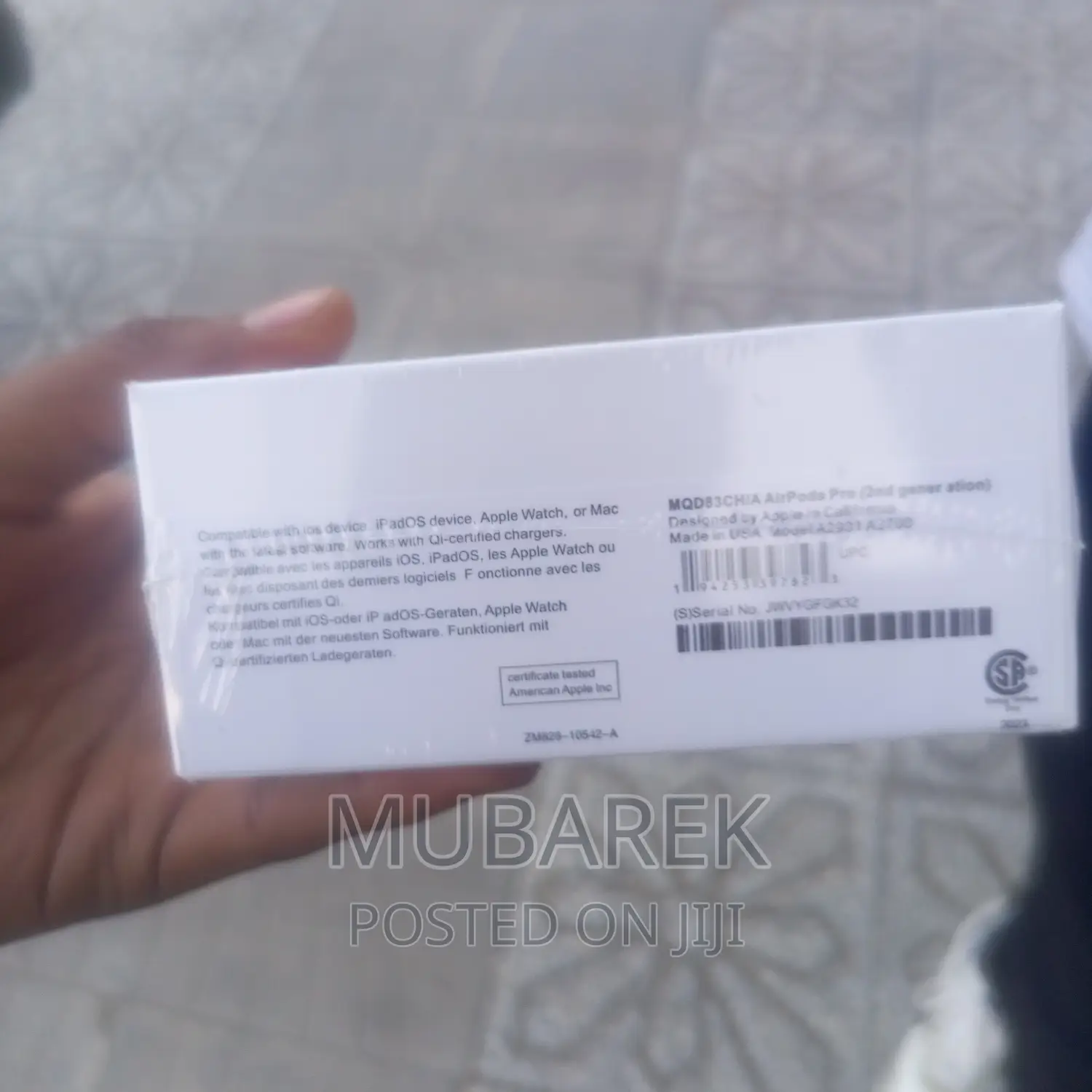 Airpod Pro 2nd Generation Made in USA