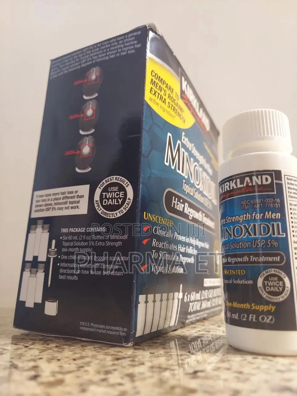 Minoxidil 5% Solution (Kirkland Costco Brand)