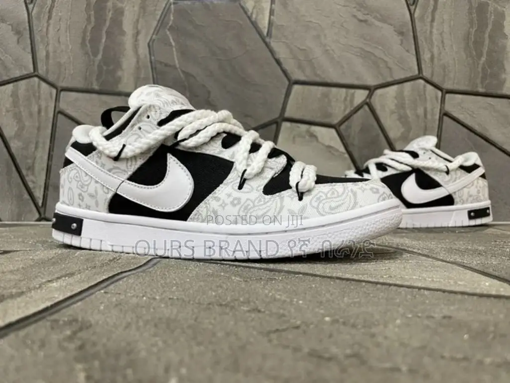 Master Quality Nike Dunk Low Retro White Paisley Shoes