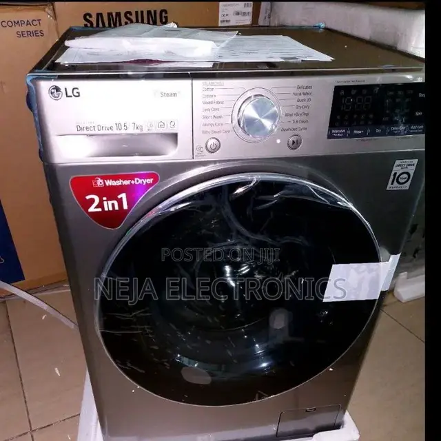 Lg Washer + Dryers 10,5/7 Full Automatic