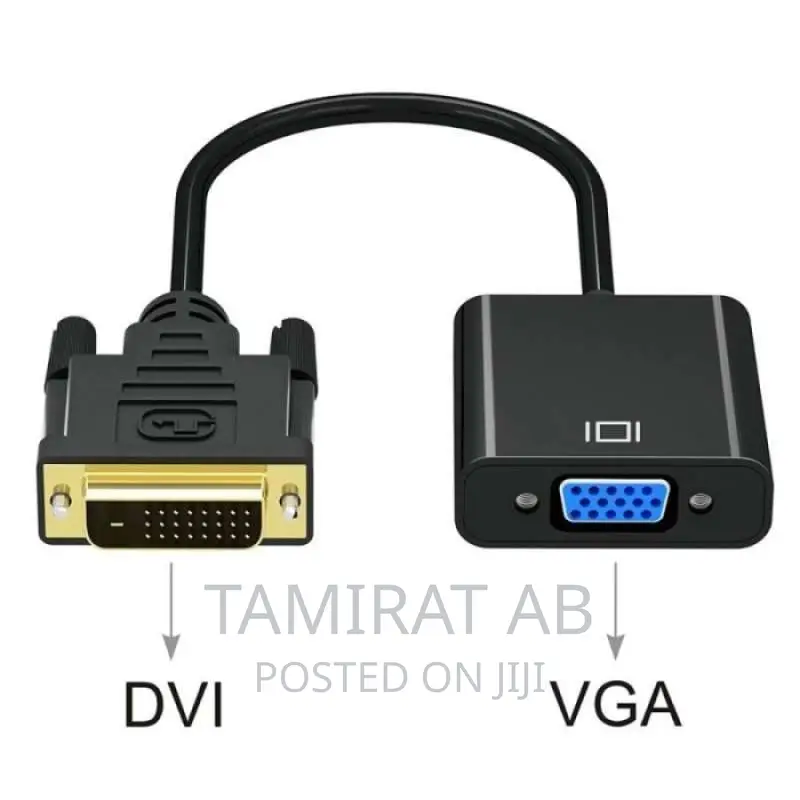 DVI 24+1 to VGA Active Converter Cable