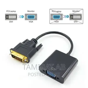 DVI 24+1 to VGA Active Converter Cable
