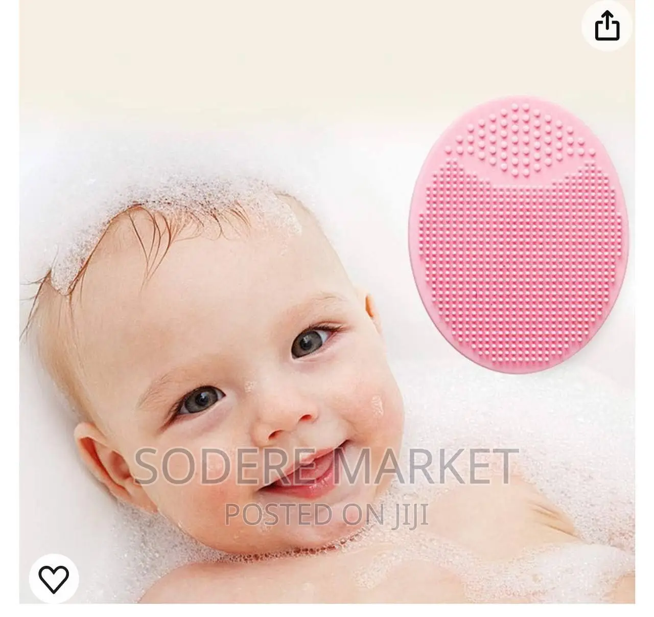 Baby Bath Silicone Cradle Cap Brush