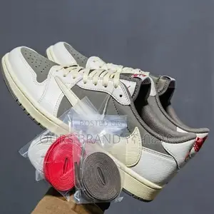 Photo - Premium Master Quality Air Jordan 1 Low X Travis Scott Shoes
