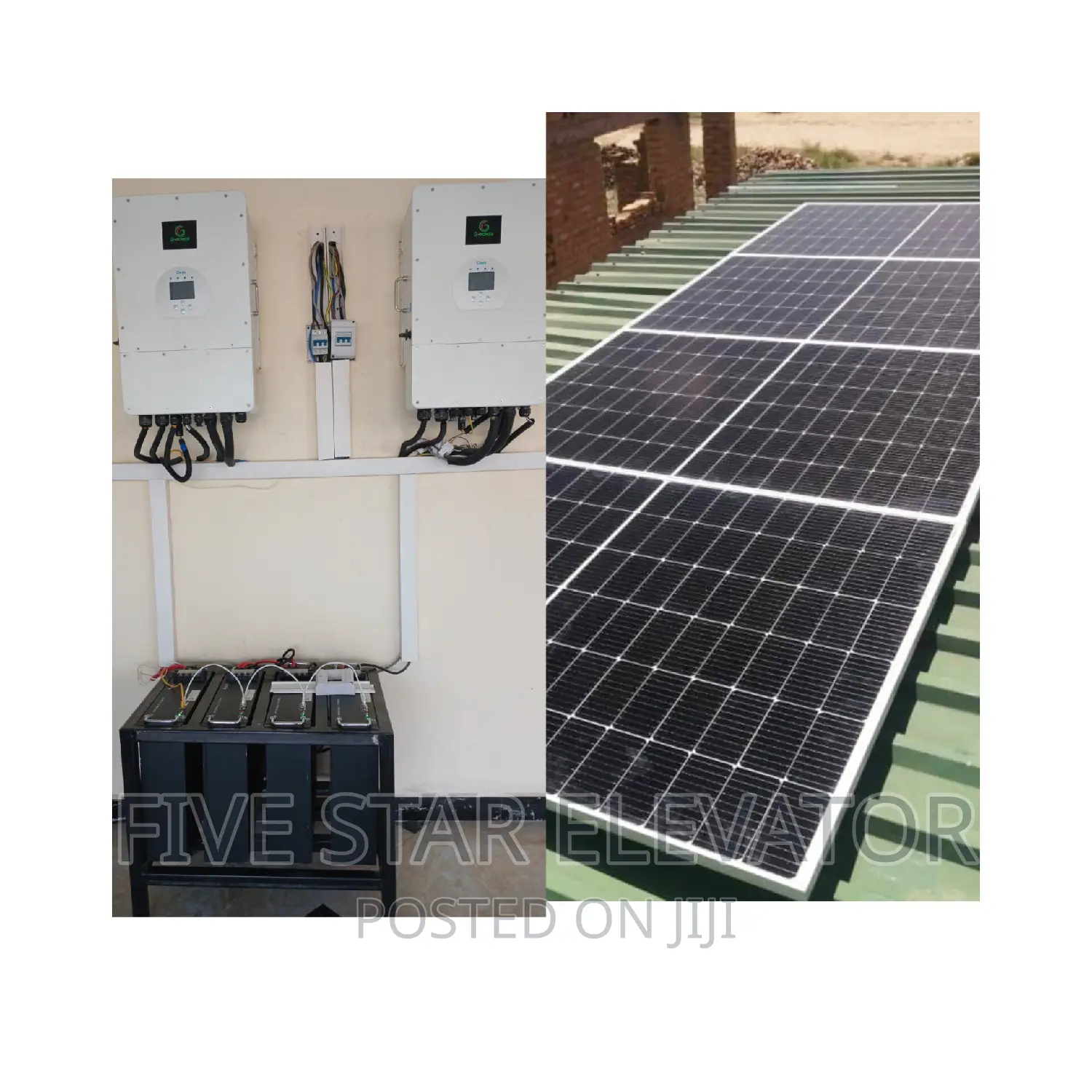 Lithium Ion Battery With Hybrid Inverter and Solar