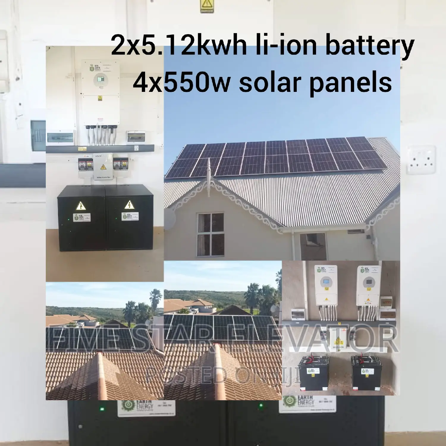 Lithium Ion Battery With Hybrid Inverter and Solar