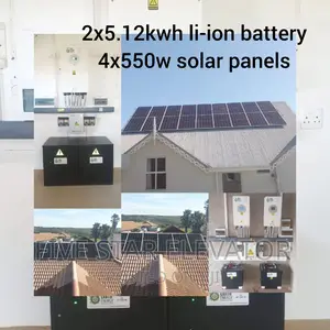 Lithium Ion Battery With Hybrid Inverter and Solar