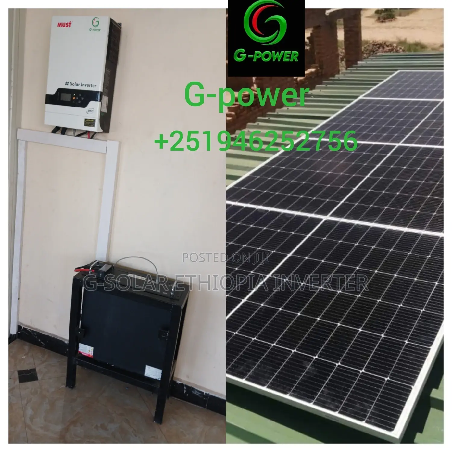 Lithium Ion Battery With Hybrid Inverter and Solar