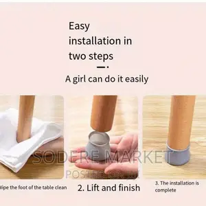8pc Silicon Chair Table Leg Cover