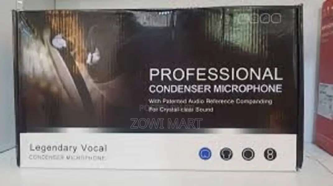 Professional Condenser Microphone Music Studio MIC Podcast