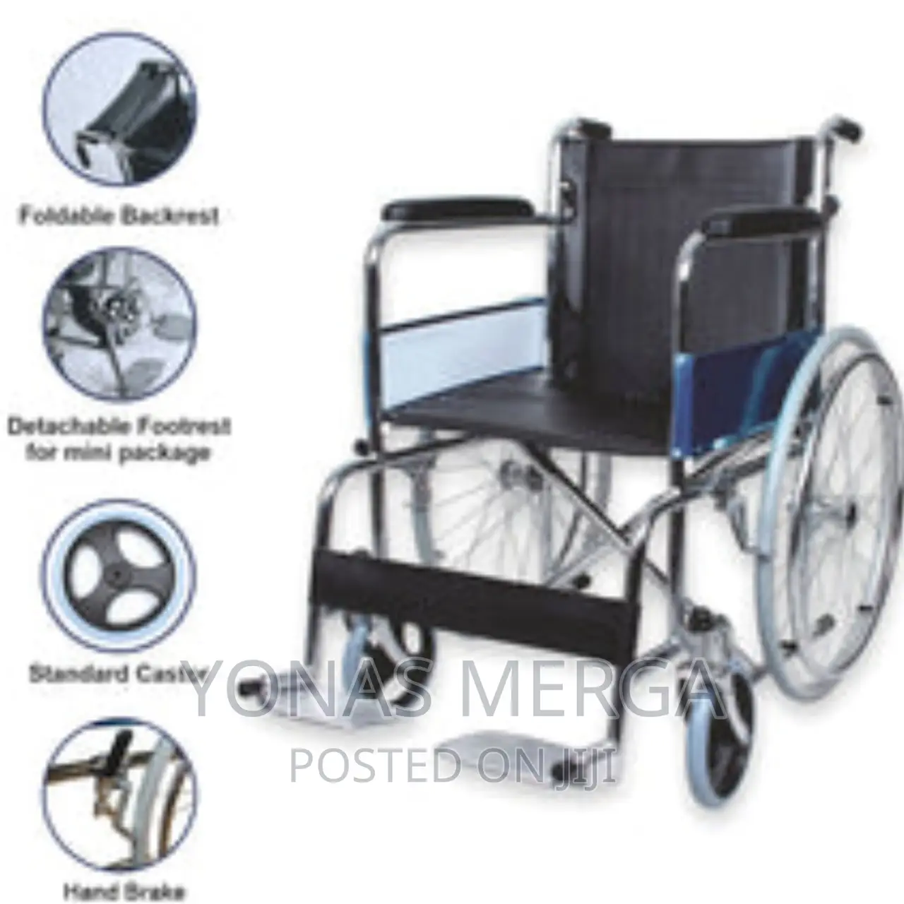 Elderly Wheelchair_wheelchair - Lb 809P (Powder Coated)