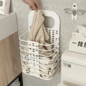 Photo - Quality Bathroom Laundry Basket የቆሸሹ የውስጥ ልብሶችን ለማጠራቀም የሚጠቅም