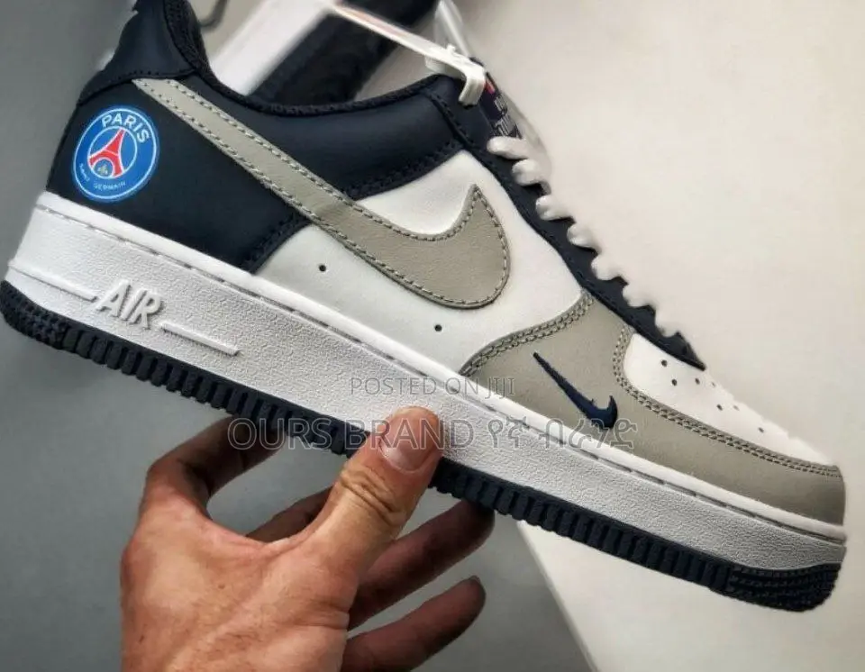 Nike Air Force 1 Low ‘Paris’ White Grey Navy Shoes