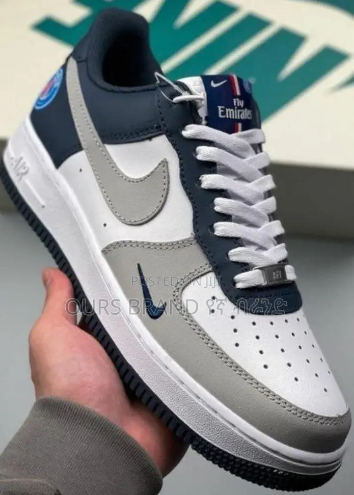 Nike Air Force 1 Low ‘Paris’ White Grey Navy Shoes