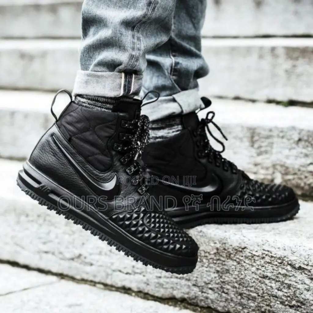 Premium Master Quality Nike Lunar Duckboot Black Shoes