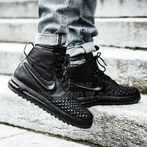 Photo - Premium Master Quality Nike Lunar Duckboot Black Shoes