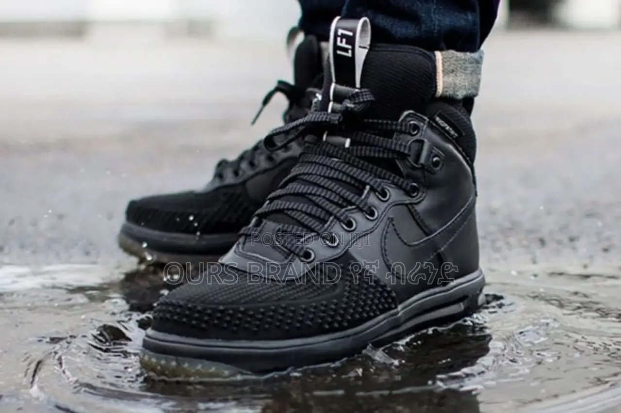 Premium Master Quality Nike Lunar Duckboot Black Shoes