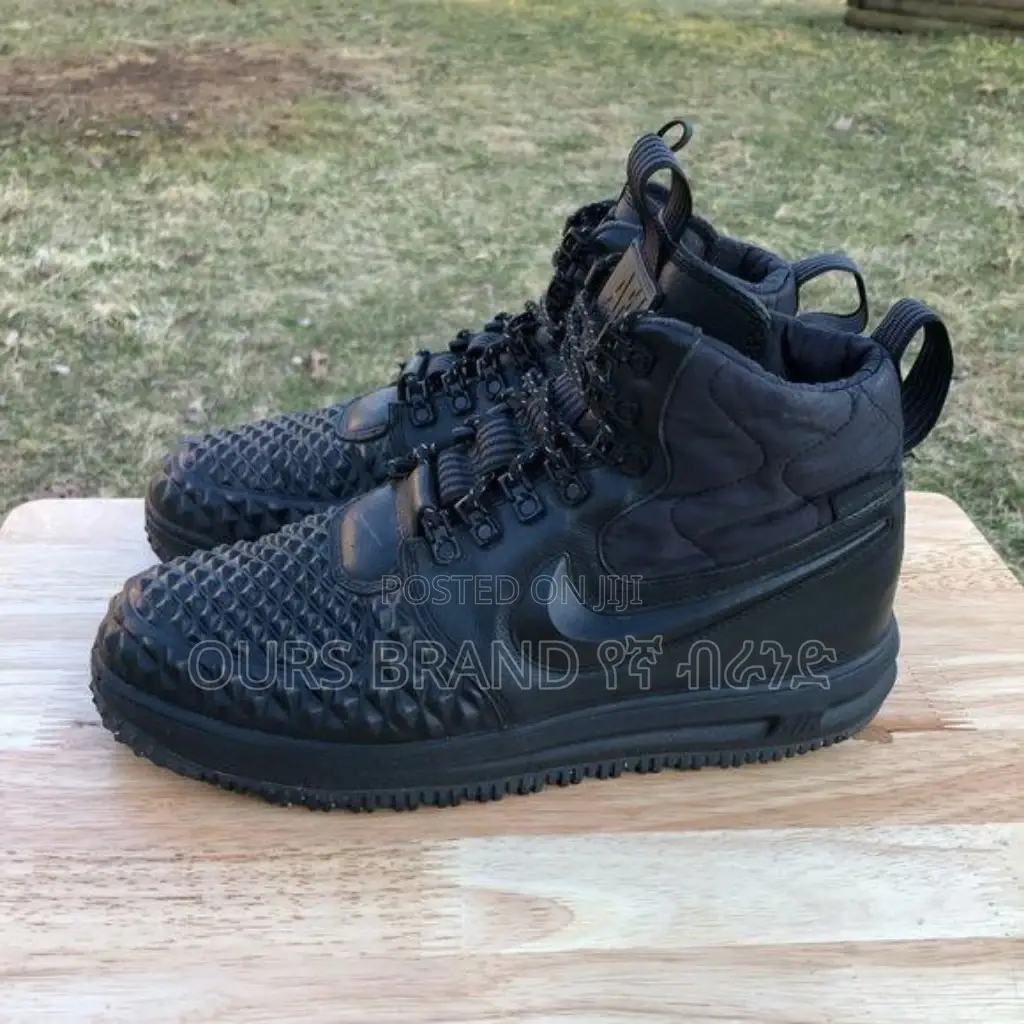 Premium Master Quality Nike Lunar Duckboot Black Shoes