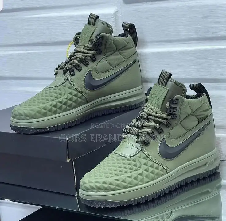 Premium Master Quality Nike Lunar Duckboot Olive Green Shoes