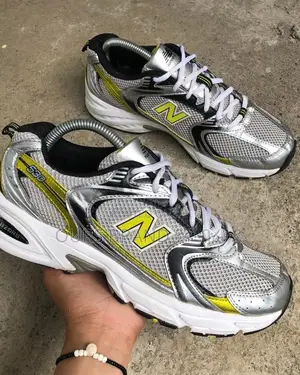 Photo - Premium Master Quality New Balance 530 Silver Yellow Shoes