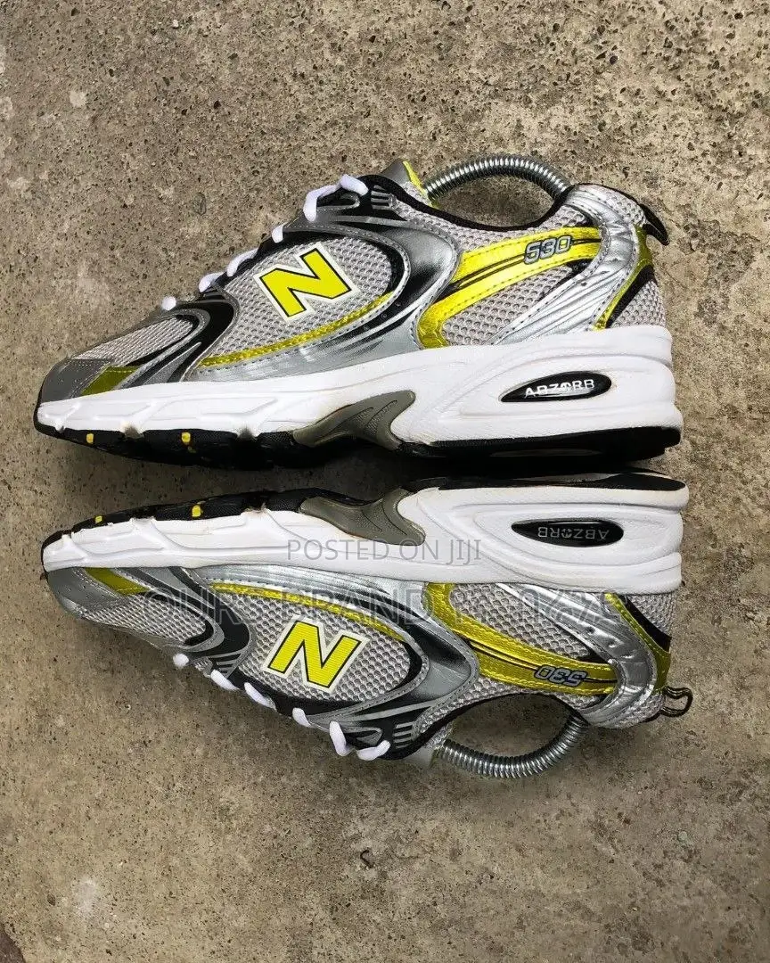 Premium Master Quality New Balance 530 Silver Yellow Shoes