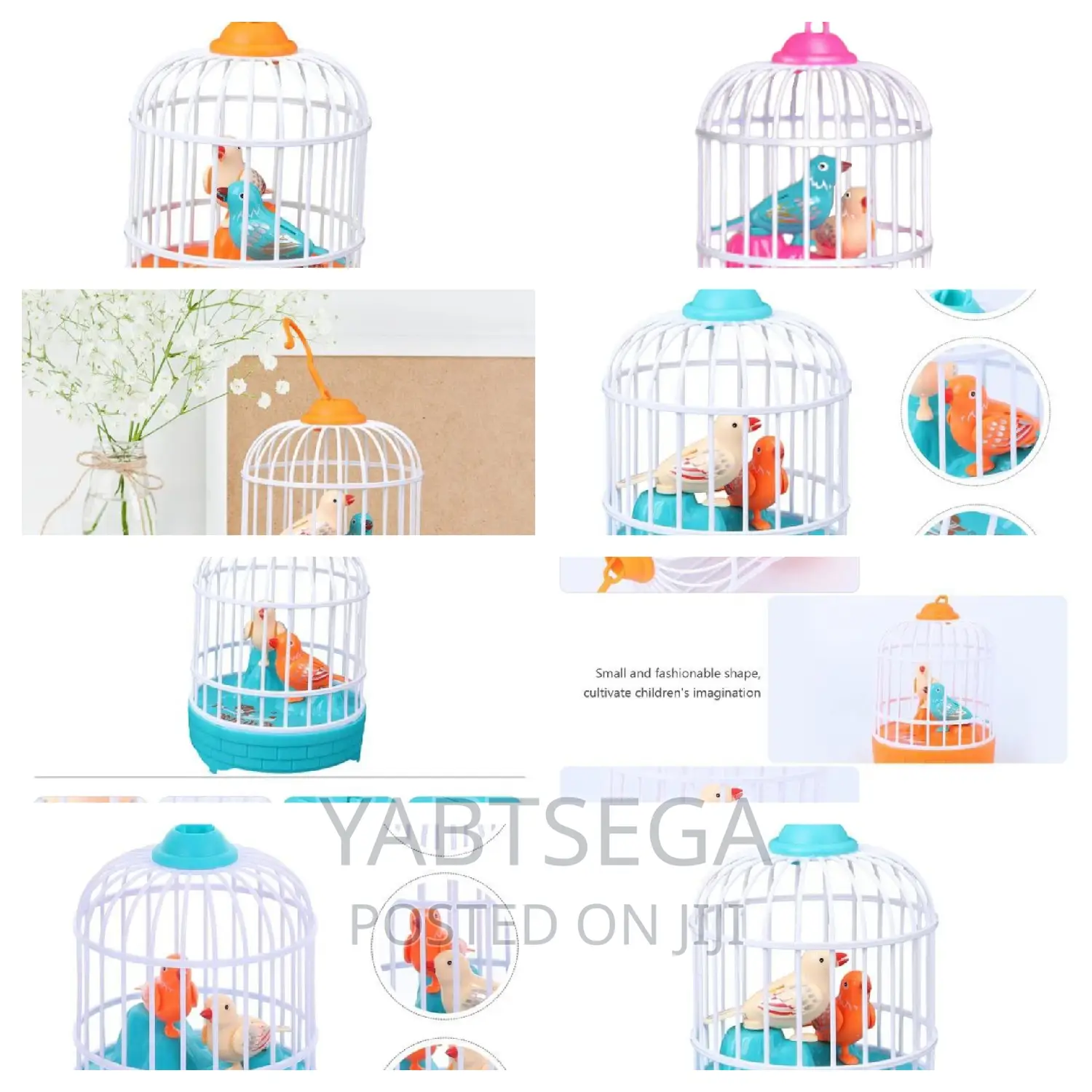 Rechargeable Voice Control Birdcage Mini Singing Toy