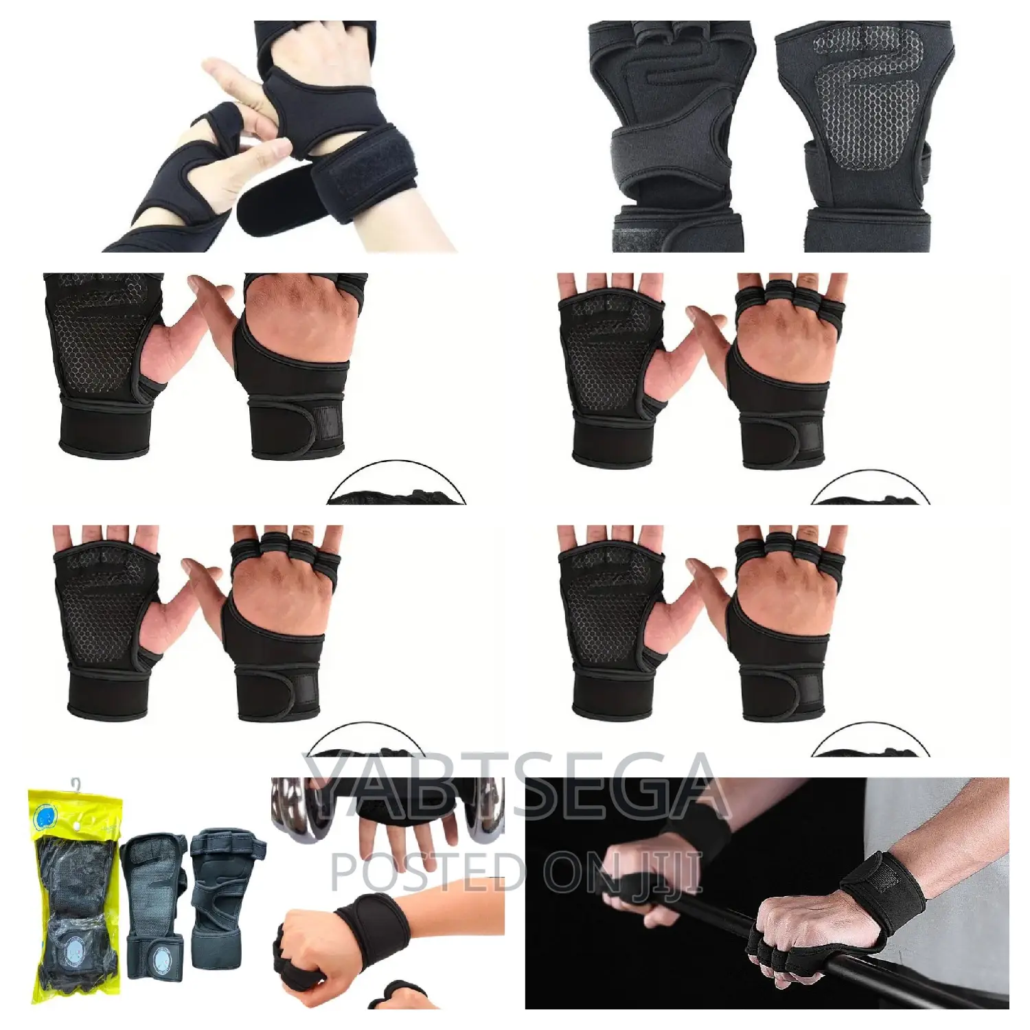 1 Pair Unisex Weightlifting Gloves