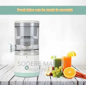 Portable Charging White Automatic Citrus Juicer